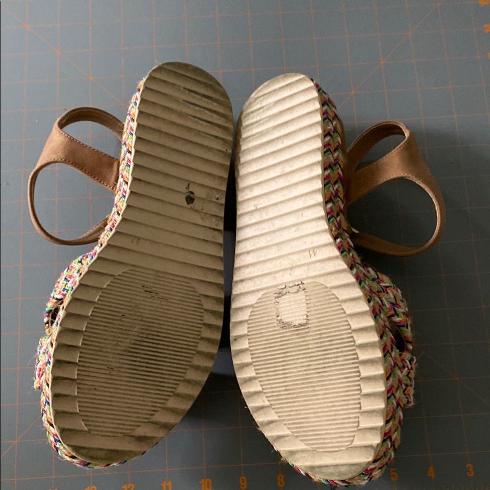 Patrizia Spring Step Platform Sandals with Colorful Braided Straps - Picture 5 of 5
